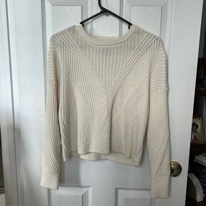 Express cream sweater NEVER WORN